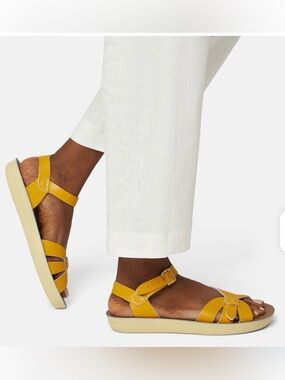 Sun San Saltwater Boardwalk Sandals Mustard Yellow
